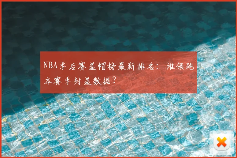 NBA季后赛盖帽榜最新排名：谁领跑本赛季封盖数据？